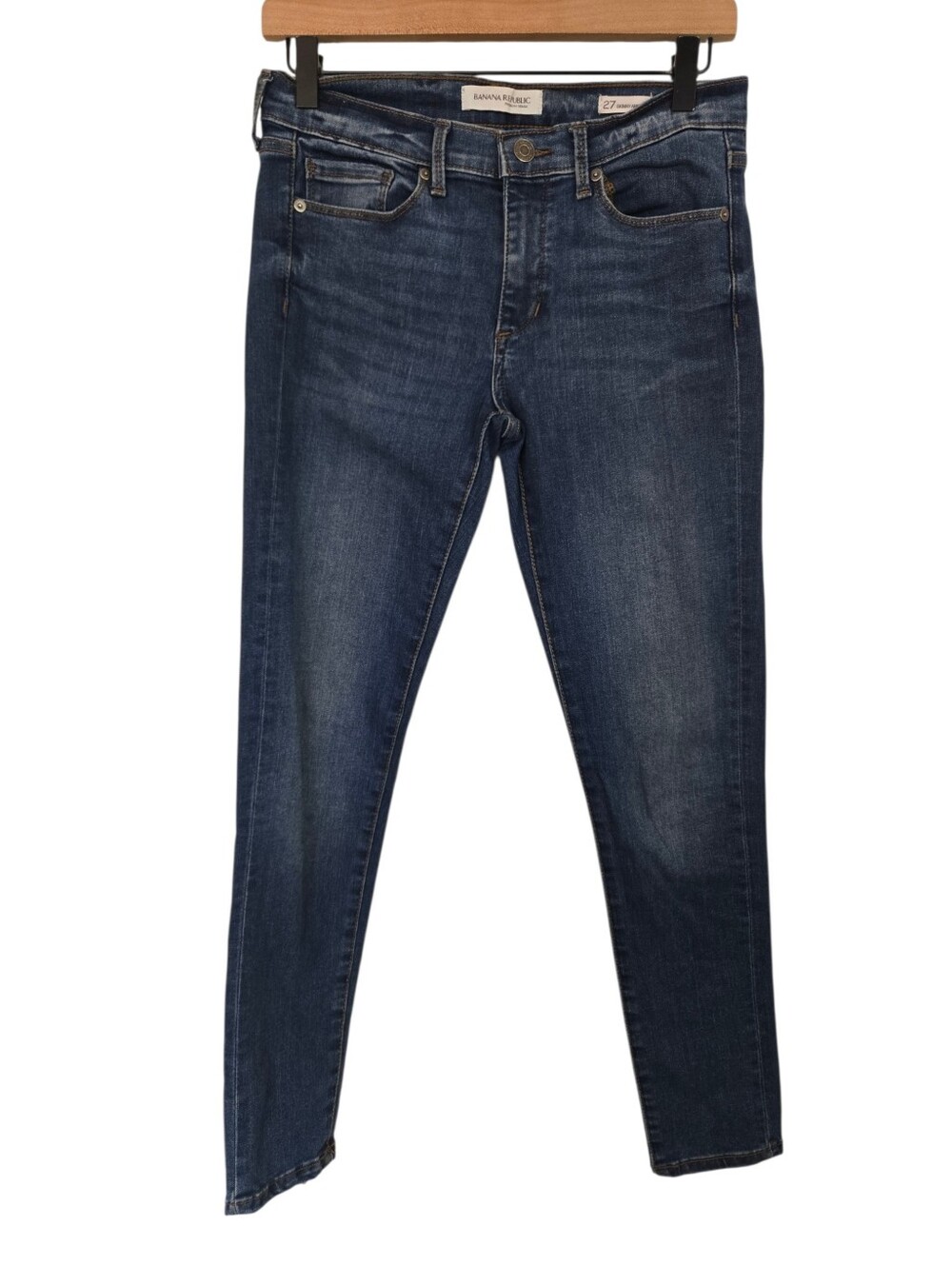 👖 Banana Republic Premium Denim Skinny Ankle Jeans — Size 27
